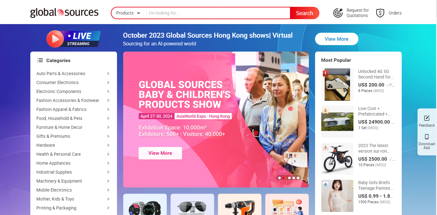 Global sources.