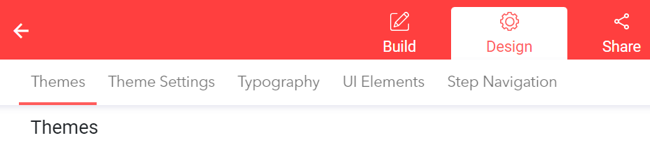 Edit the four big areas from here